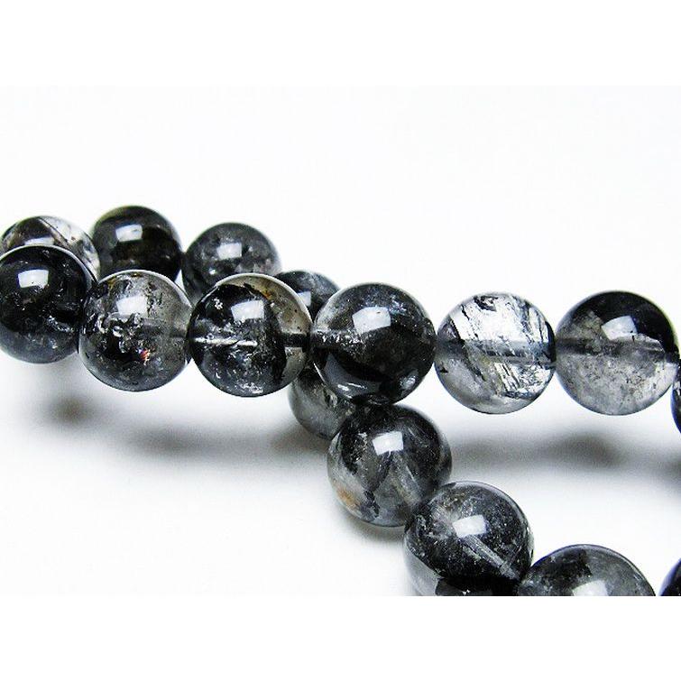 ①18mm　水入り✴ヒマラヤ水晶　エレスチャルクォーツ・骸骨水晶　ブレスレット ①18mm 水入り✴ヒマラヤ水晶 エレスチャルクォーツ・骸骨水晶