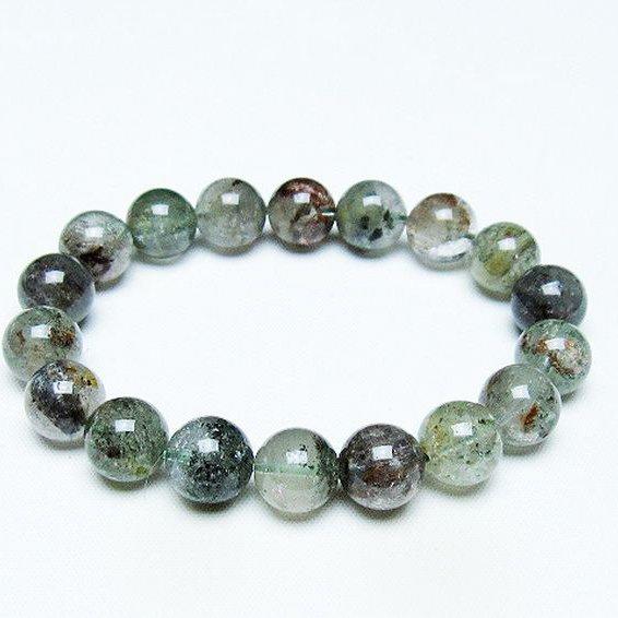 グリーンファントム ブレスレット 11mm t13-10349 : 誠安天然石専門店