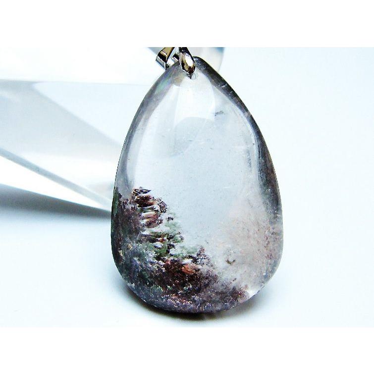 ガーデンクォーツ（庭園水晶） ペンダント t136-4437 : 誠安天然石専門