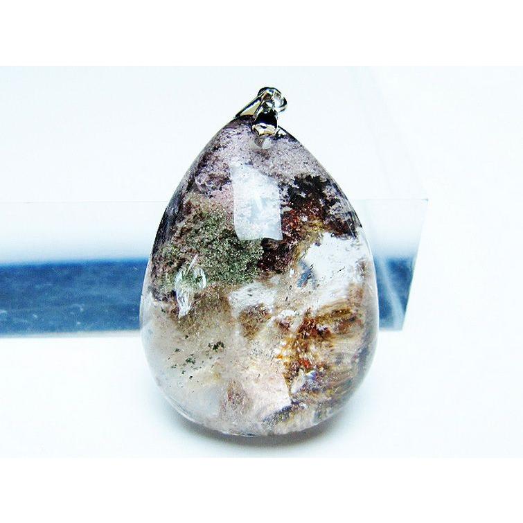 ガーデンクォーツ（庭園水晶） ペンダント t136-4664 : 誠安天然石専門