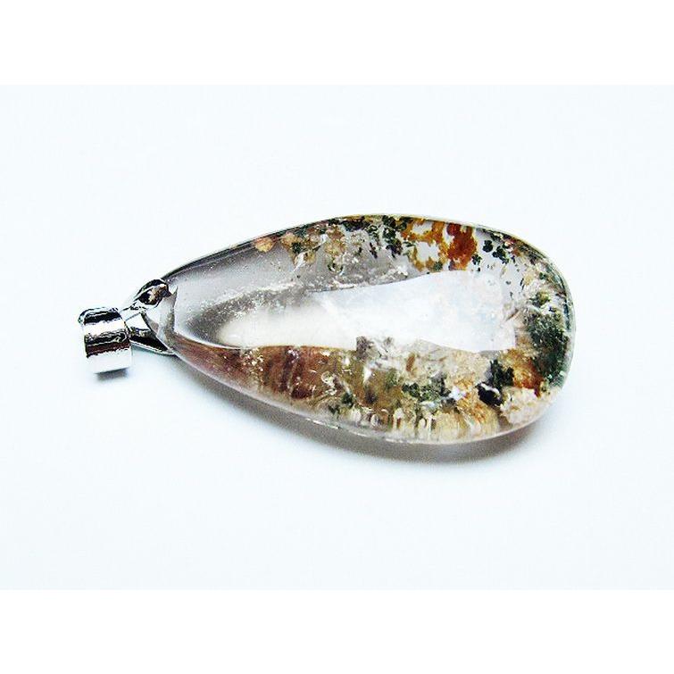 ガーデンクォーツ（庭園水晶） ペンダント t136-4667 : 誠安天然石専門