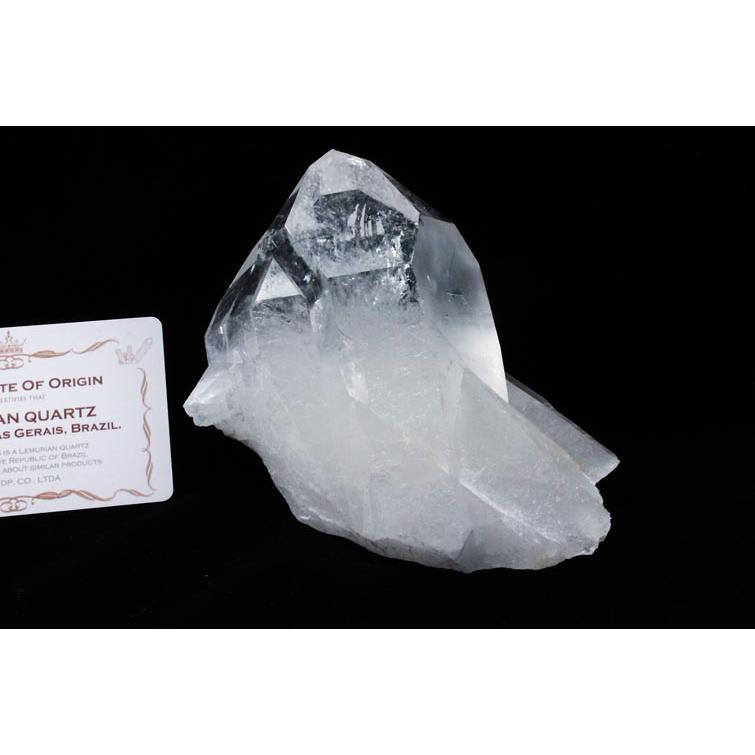 水晶クラスター ミナスジェライス州コリント産 ※証明書付き レムリアン
