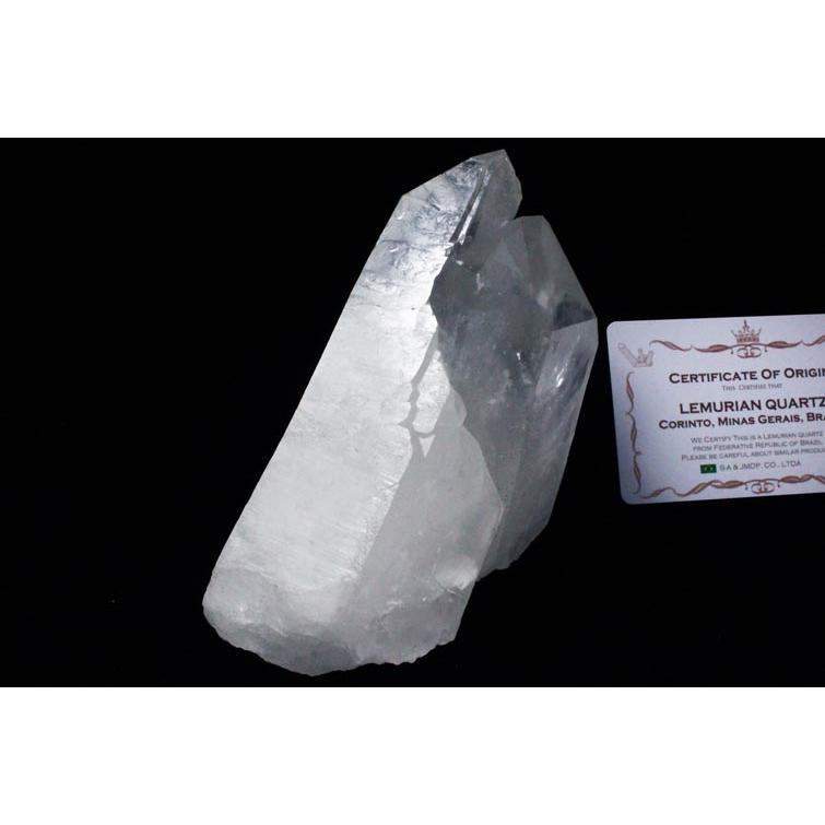 水晶クラスター ミナスジェライス州コリント産 ※証明書付き レムリアン