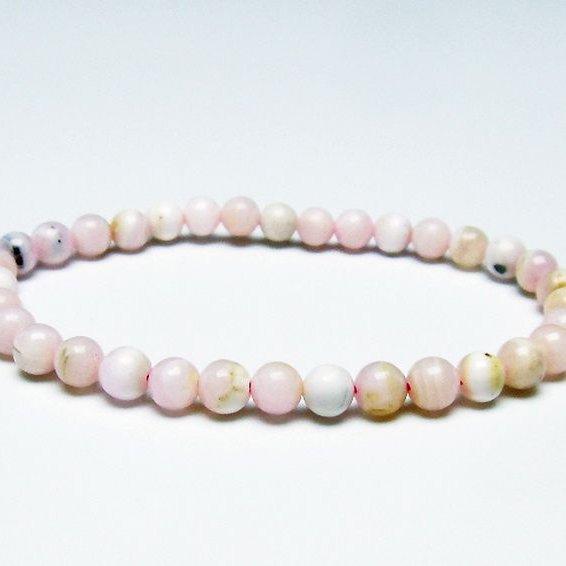 ピンクカルサイト ブレスレット 5mm t144-8413 : 誠安天然石専門店
