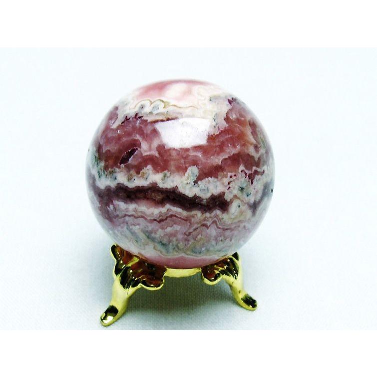 インカローズ ロードクロサイト 丸玉 33mm t145-1705 : 誠安