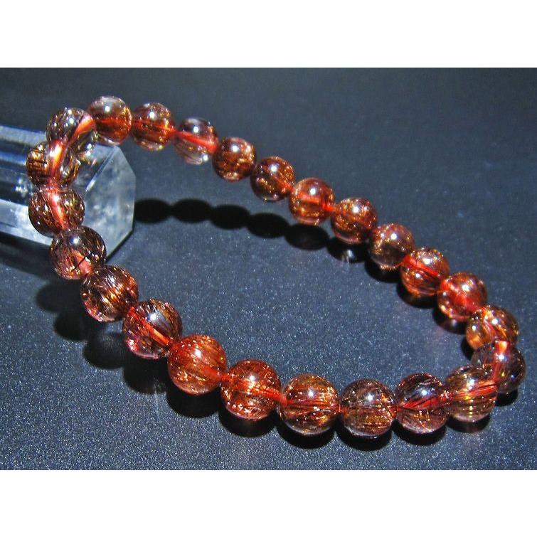 ファイナルグレードルチルクォーツ（金針ルチル水晶） ブレスレット 