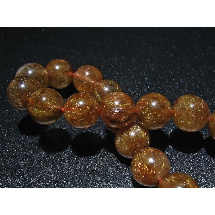 ルチルクォーツ ブレスレット ファイナルグレードルチル 11mm t15-10360_2
