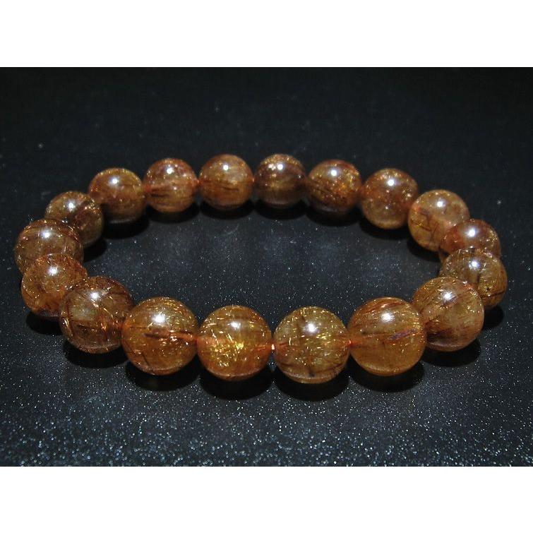 ルチルクォーツ ブレスレット ファイナルグレードルチル 11mm t15-10361_1
