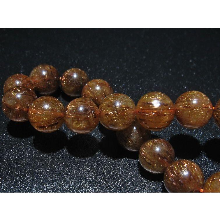 ルチルクォーツ ブレスレット ファイナルグレードルチル 11mm t15-10361_2