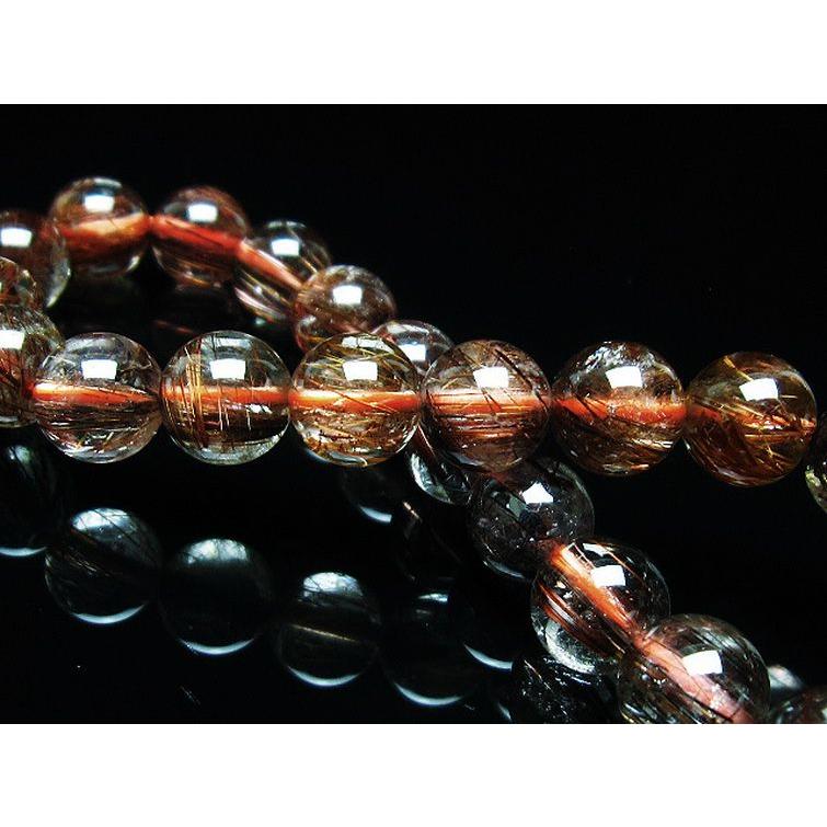 ルチルクォーツ ブレスレット ファイナルグレードルチル 9mm t15-10552