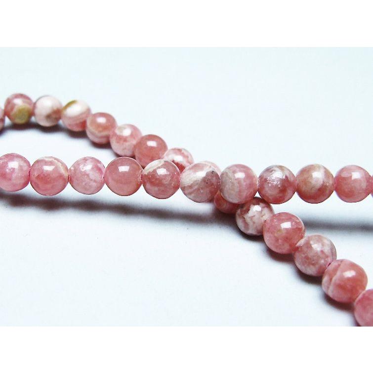 インカローズ ロードクロサイト ブレスレット 5mm t16-15659 : 誠安