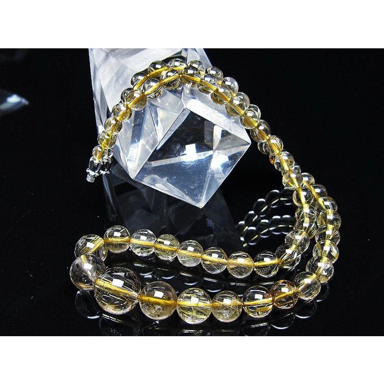 ルチルクォーツ ネックレス ゴールドタイチンルチル 13mm t162-694