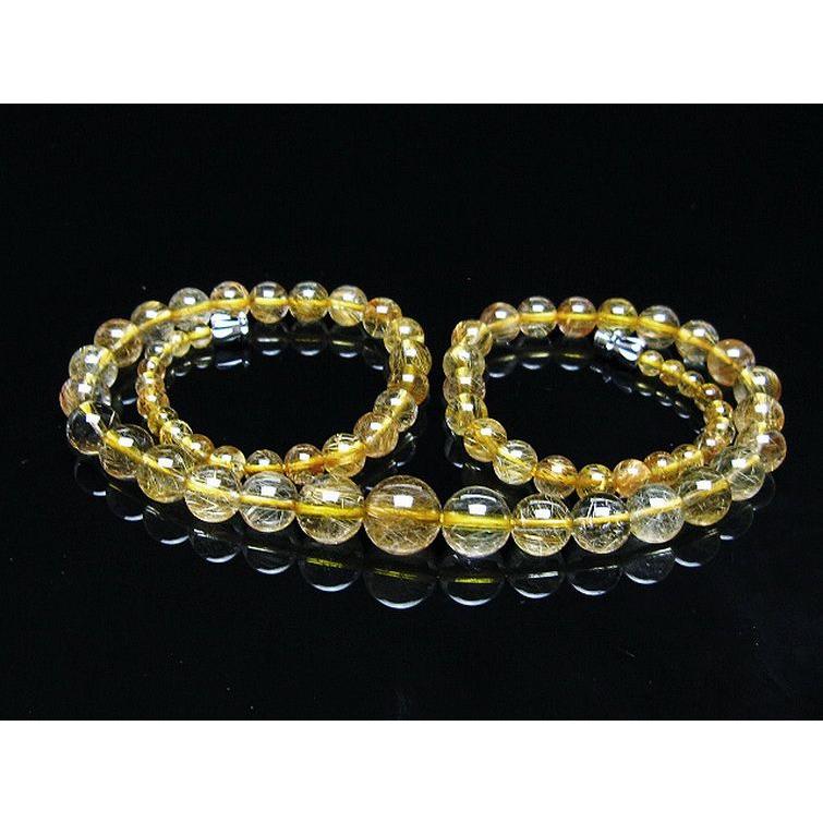 ルチルクォーツ ネックレス ゴールドタイチンルチル 10mm t162-700_1