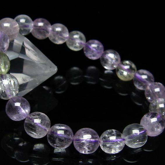 クンツァイト ブレスレット 9mm t17-5117