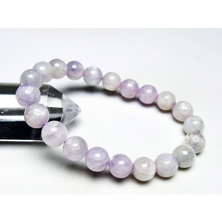 ★クンツァイト 9ミリ珠 ブレス(SA) クンツァイト ブレスレット 9mm t17-6764 : 誠安天然石専門店