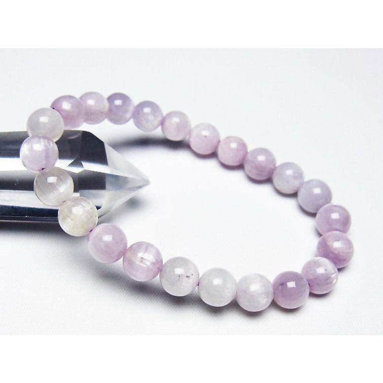 クンツァイト ブレスレット 8mm t17-7108 : 誠安天然石専門店 - 通販