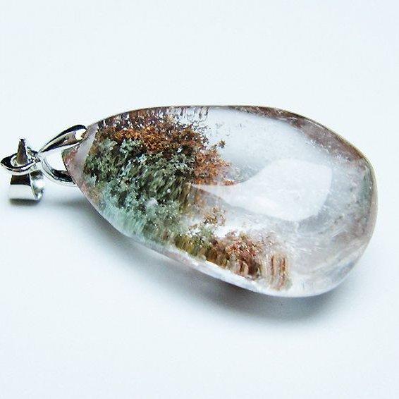 ガーデンクォーツ（庭園水晶） ペンダント t175-1868 : 誠安天然石専門