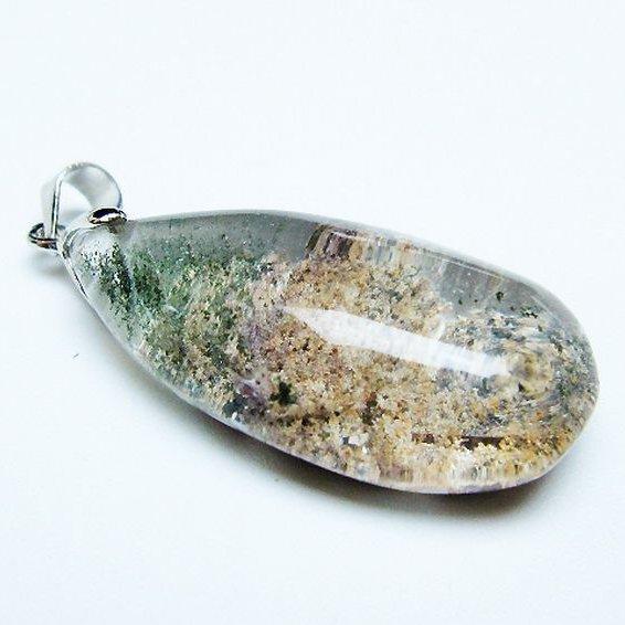 ガーデンクォーツ（庭園水晶） ペンダント t175-1962 : 誠安天然石専門