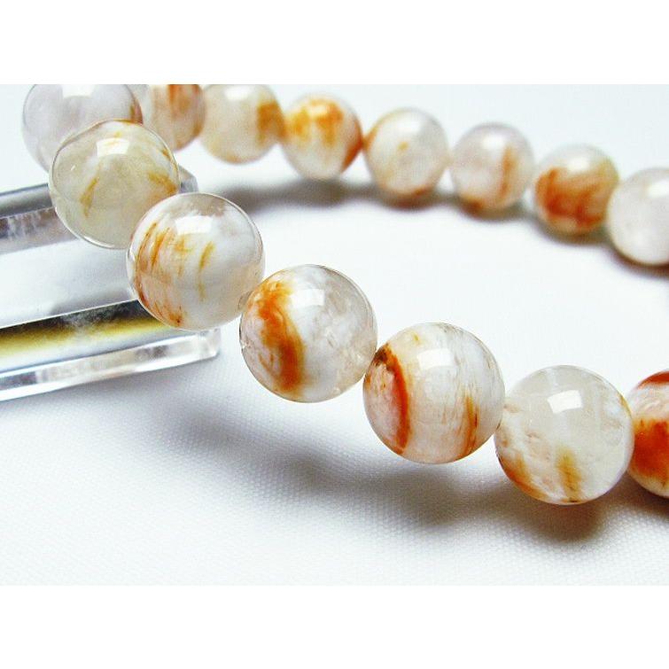 セリサイト イン クォーツ ブレスレット 12mm t190-1296 : 誠安天然石