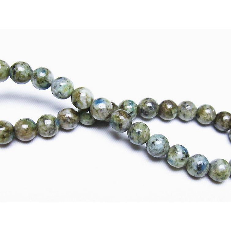 K2ストーン アズライト イン グラナイト ブレスレット 6mm t193-4159