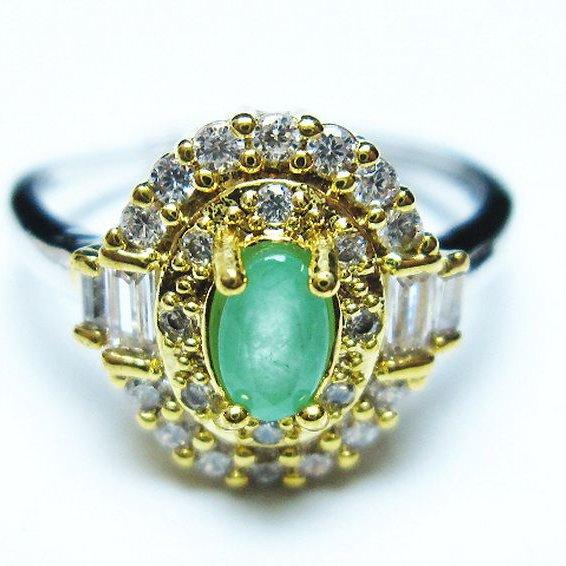 エメラルド 指輪 (13号) t195-2092 : 誠安天然石専門店 - 通販 - Yahoo