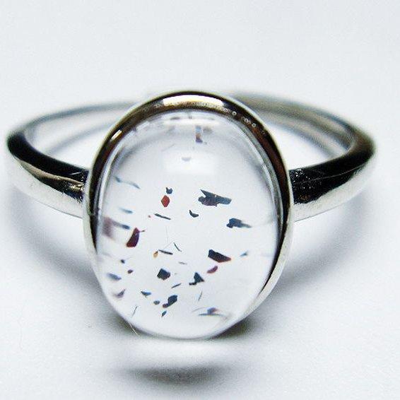 高品質　スーパーセブン　天然石大粒リング 運気・金運アップ・ヒーリング】大ぶり高品質スーパーセブン