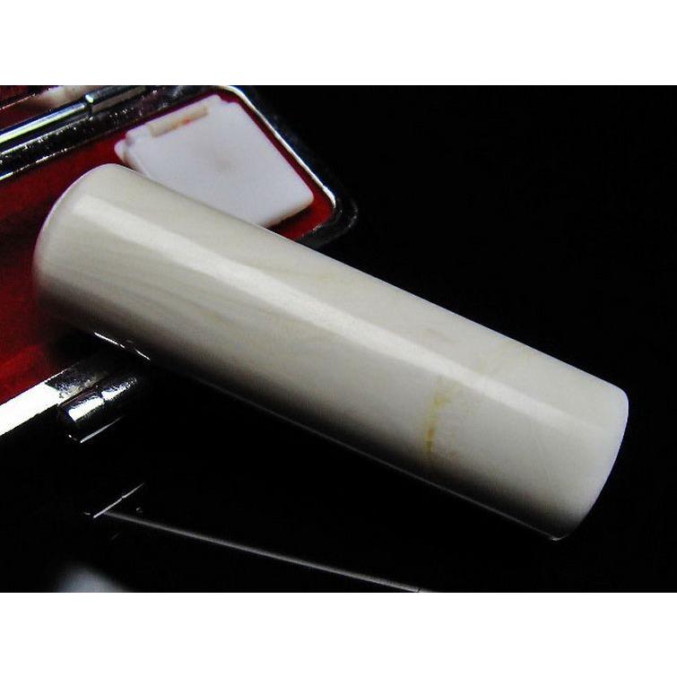 天然石 印材 シャコガイ 印材販売 (篆刻不可) (18mm) 印鑑 実印 パワーストーン