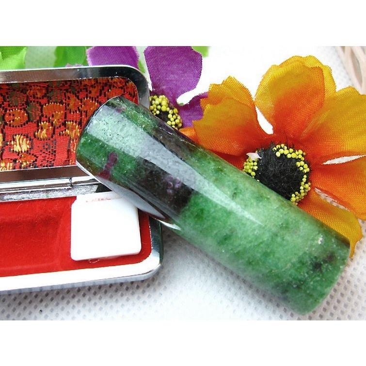 ルビーインゾイサイ 印材販売 (篆刻不可) (18mm) パワーストーン