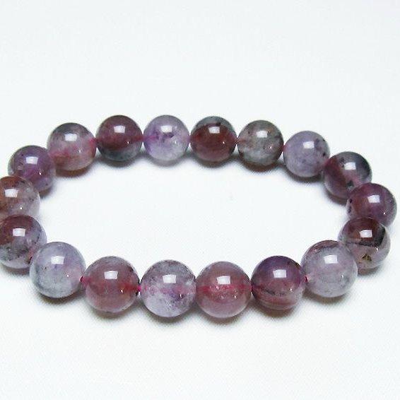 tomo 高品質！宝石質！天然石 タンザナイト ブレスレット オーラライト オーラライト23 ブレスレット 11mm t204-1966 : 誠安天然石専門店