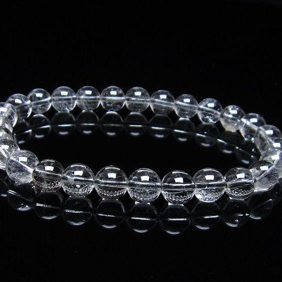 ルチルクォーツ ブレスレット 放射プラチナルチル 7mm t205-4229 : 誠