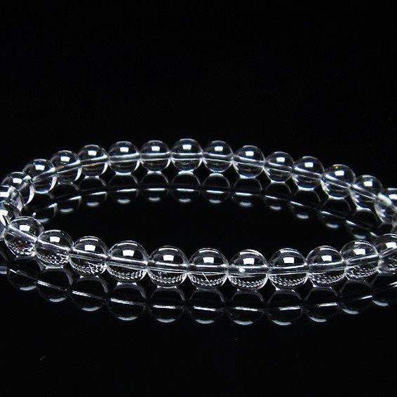 ルチルクォーツ ブレスレット 放射プラチナルチル 7mm t205-4259 : 誠