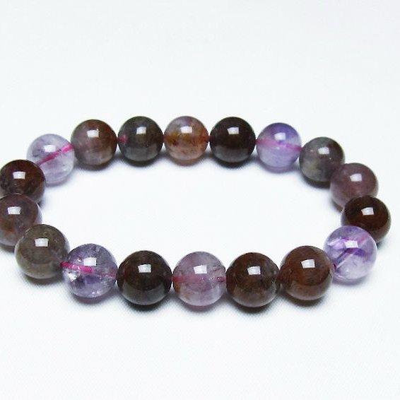 tomo 高品質！宝石質！天然石 タンザナイト ブレスレット オーラライト オーラライト23とミスティックメルリナイト、アゼツライトのデザイン