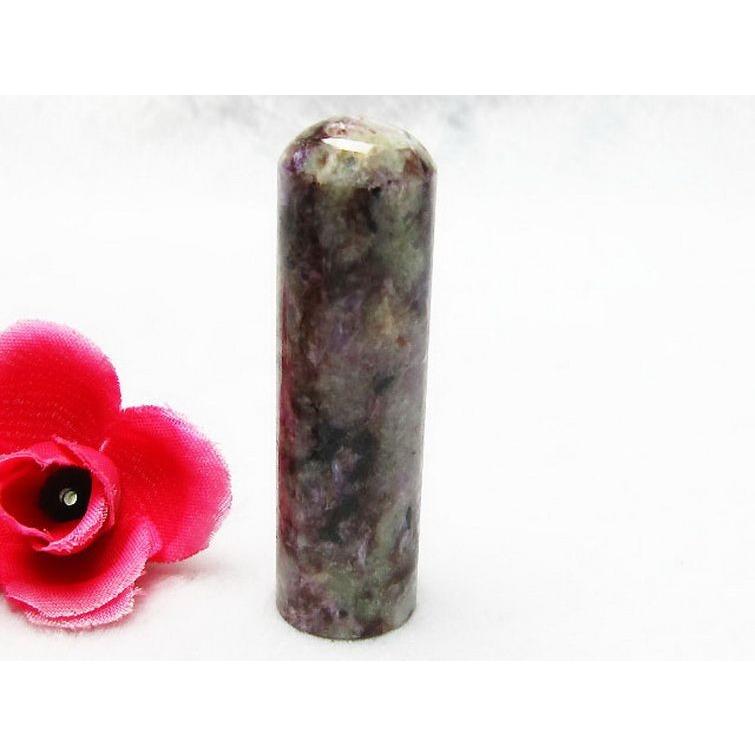 チャロアイト 印材販売 (篆刻不可) (15mm) 印鑑 実印 銀行印