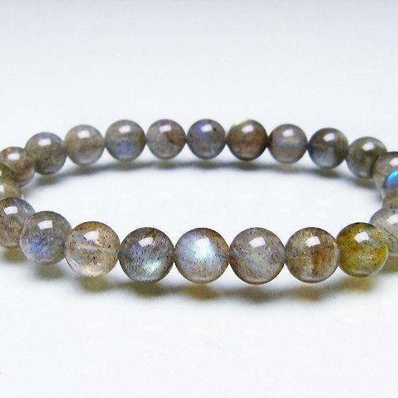 ラブラドライト ブレスレット 8mm t219-5785 : 誠安天然石専門店