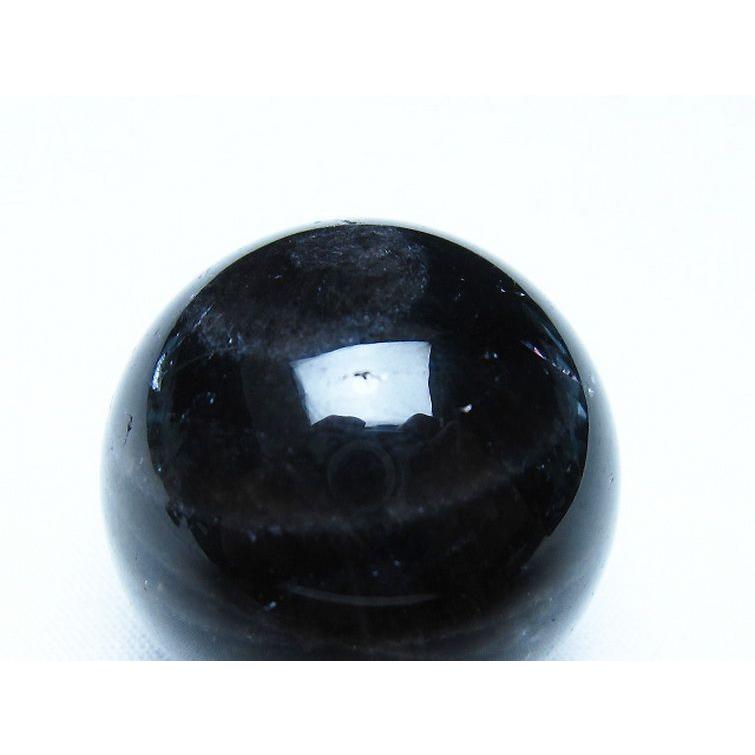 モリオン 純天然 黒水晶 丸玉 34mm t220-9917 : 誠安天然石専門店