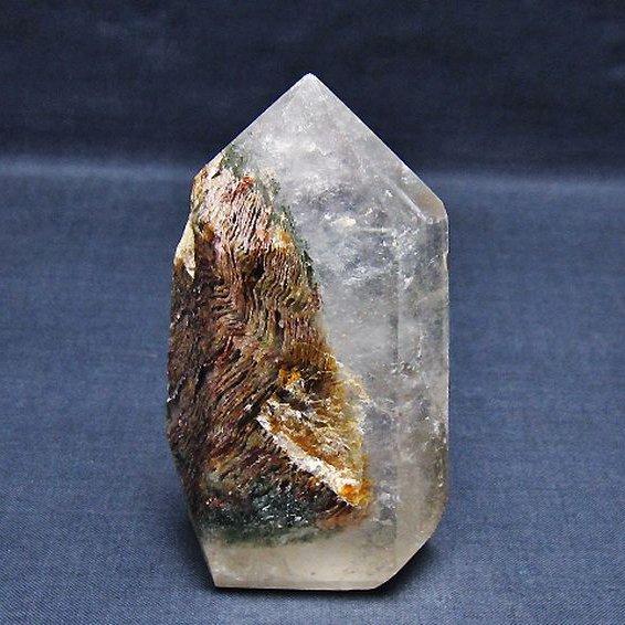 ガーデンクォーツ（庭園水晶）ファントム 六角柱 t222-2457 : 誠安