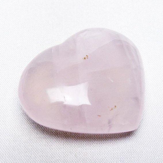 ローズクォーツハート 置物 t225-8377 : 誠安天然石専門店 - 通販