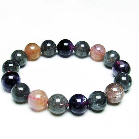 セイクリッドセブン ブレスレット 13mm t226-8325 : 誠安天然石専門店