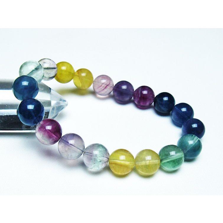 フローライト ブレスレット 11mm t229-5115 : 誠安天然石専門店 - 通販