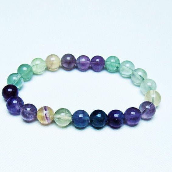 フローライト ブレスレット 9mm t229-5468 : 誠安天然石専門店 - 通販