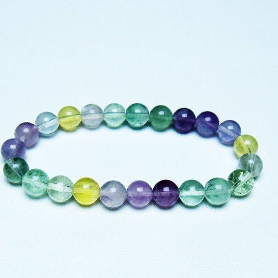 フローライト ブレスレット 8mm t229-5472 : 誠安天然石専門店 - 通販