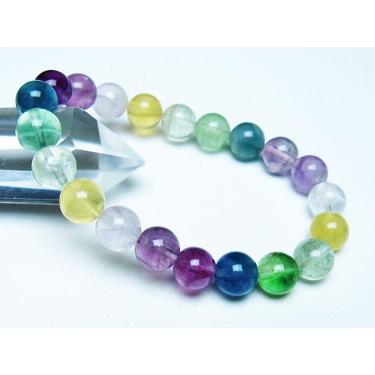 フローライト ブレスレット 9mm t229-5500 : 誠安天然石専門店 - 通販