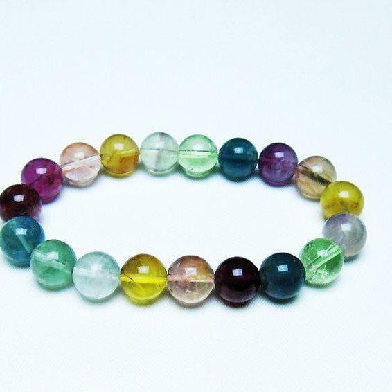 フローライトブレスレット10mm フローライト ブレスレット 10mm t229-5513 : 誠安天然石専門店 - 通販