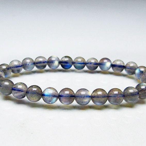 ラブラドライト ブレスレット 7mm t234-3927 : t234-3927 : 誠安天然石  
