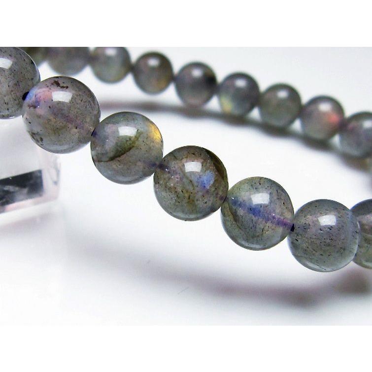 ピンクラブラドライト ブレスレット 9mm t235-2317 : 誠安天然石専門店