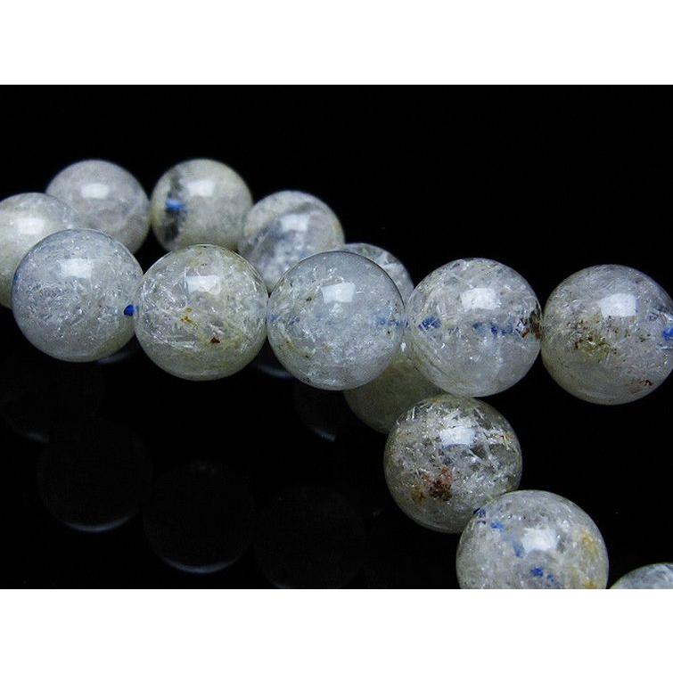 ❤️高品質ホワイトガーデンファントムクォーツ鑑定書付き❤️ ホワイトガーデンファントムクォーツ ブレスレット 12mm t239-3141