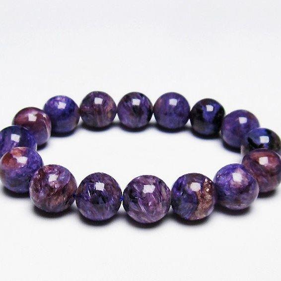 最安値！　チャロアイト　高品質　内径15 希少 チャロアイト ブレスレット 13mm t24-8214 : 誠安天然石専門店 - 通販