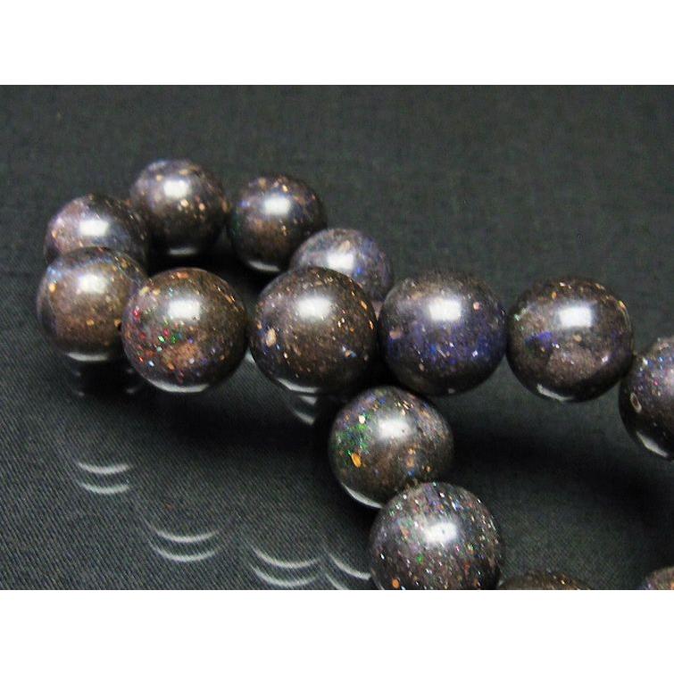 ブラックオパール ブレスレット 13mm t249-3785