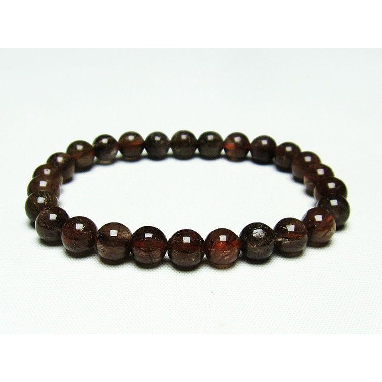 トルマリンインクォーツ ブレスレット 7mm t251-2873 : 誠安天然石専門