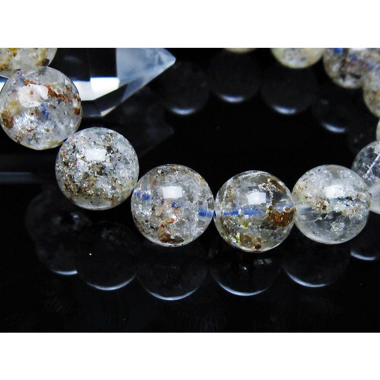 ガーデン トルマリンルチル入り ブレスレット 13mm t253-3025 : 誠安